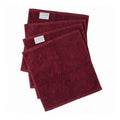 Berry Red Face Towels