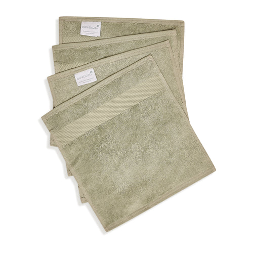 Sage Green Face Towels