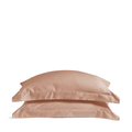 Clay Pink Edged Pillowcase Pair