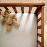 Almond Baby Fitted Cot Sheet
