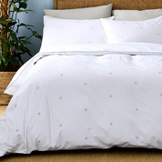 Pebble Grey Amongst The Stars Duvet Cover