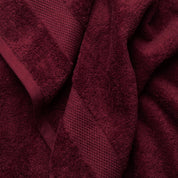 Berry Red Maxi Set Of Six Towels