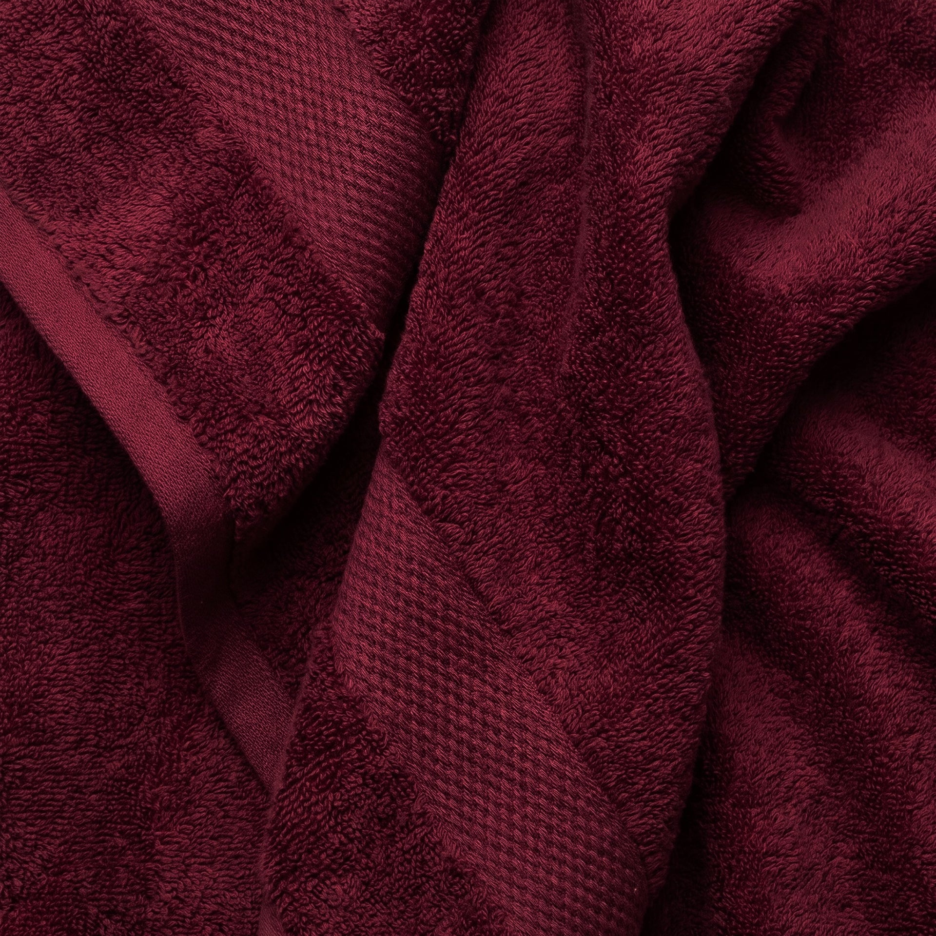 Berry Red Maxi Set Of Six Towels