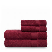 Berry Red Maxi Set Of Four Towels