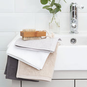 Grey Face Towels