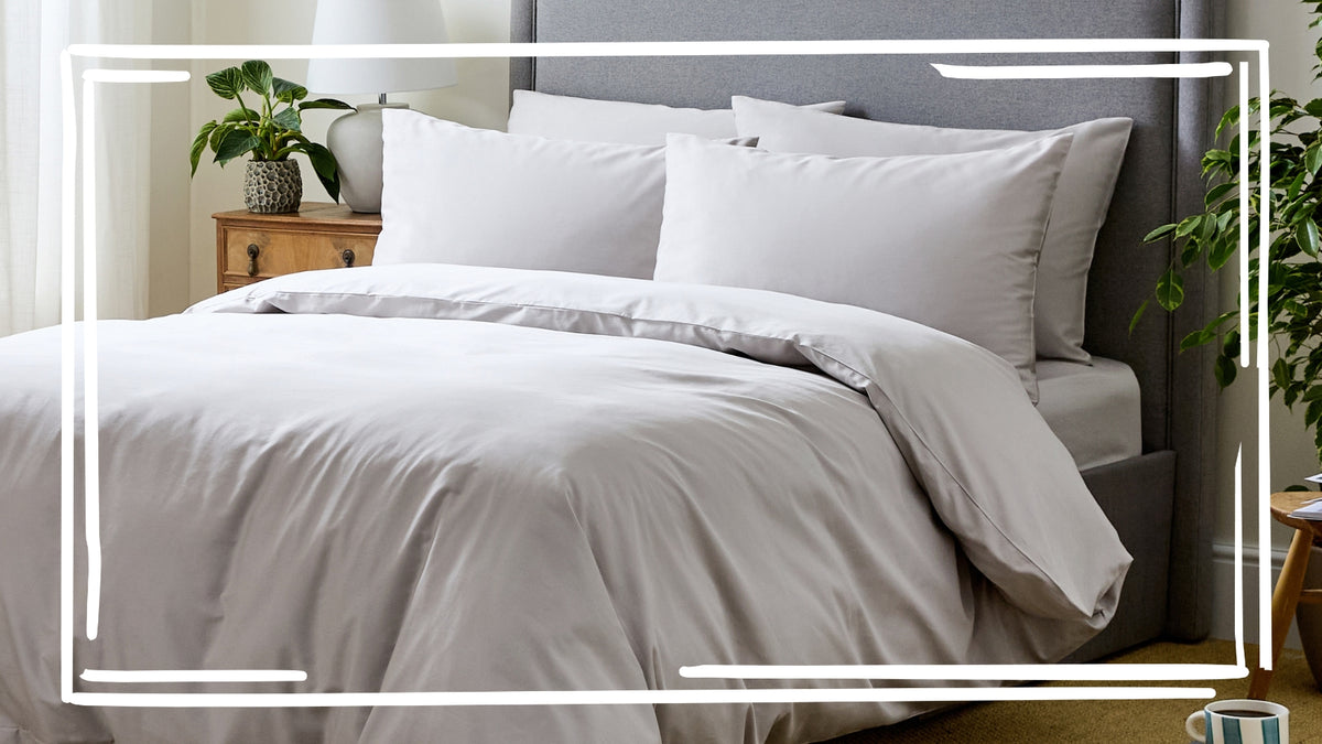 Dove Grey Cotton Bedding
