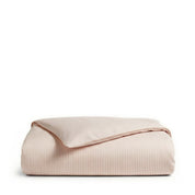 Clay Pink Striped Toddler Cot Bed Duvet Cover