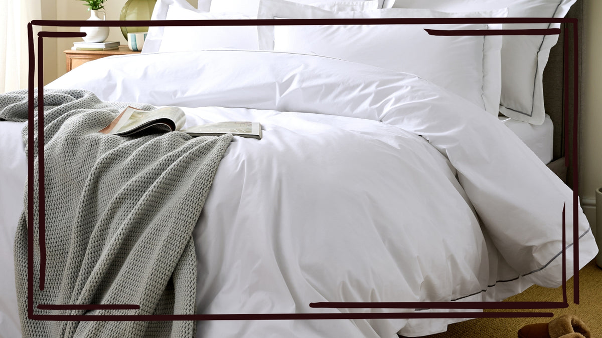 Embroidered Edged Duvet Cover