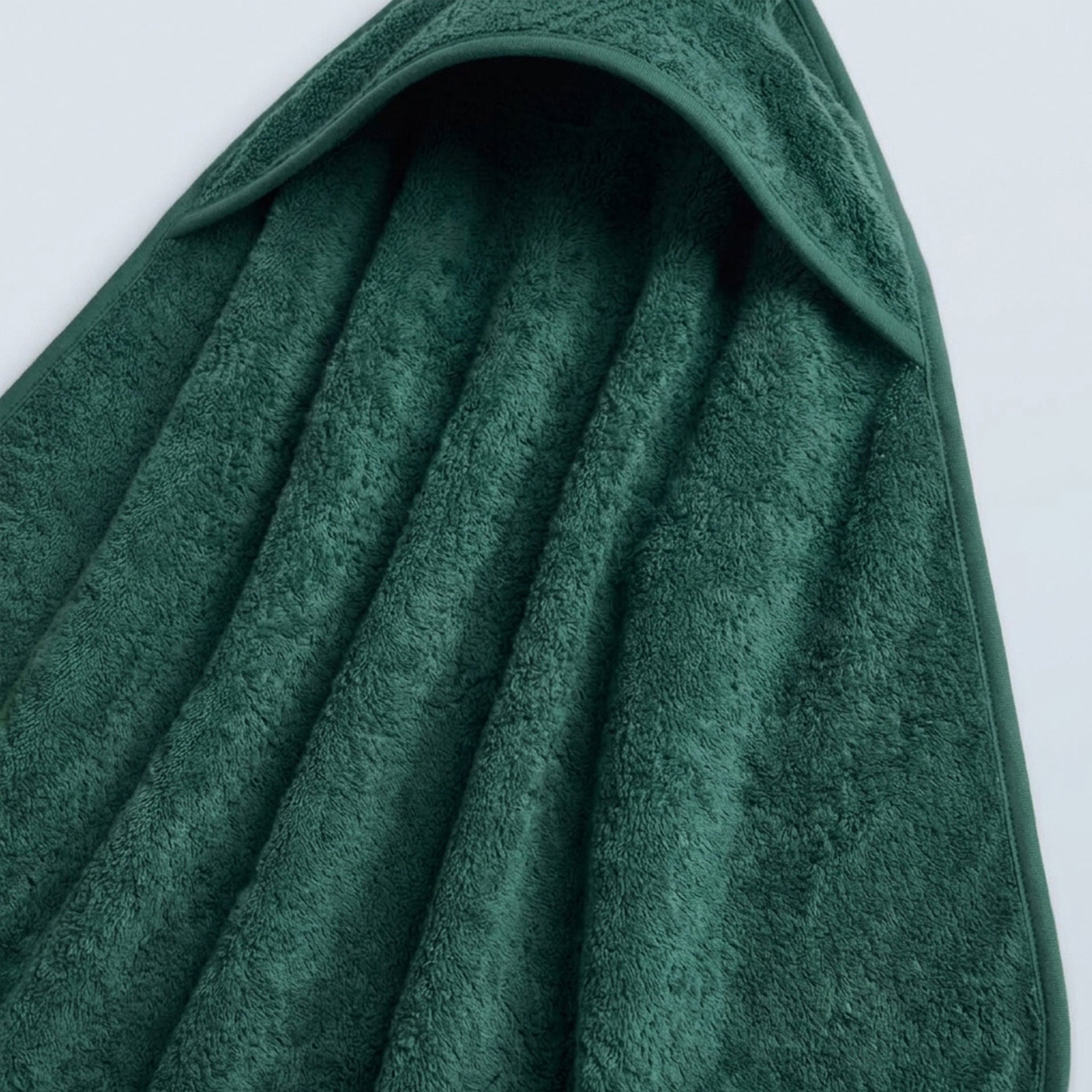 Fern Green Hooded Baby Towel with Ears