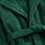Fern Green Hooded Kids Towelling Robe