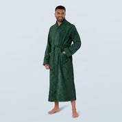 Fern Green Long Towelling Robe