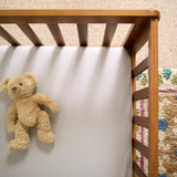 Dove Grey Baby Fitted Cot Sheet