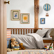 Dove Grey Toddler Cot Bed Set