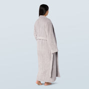 Grey Long Towelling Robe