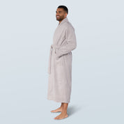 Grey Long Towelling Robe