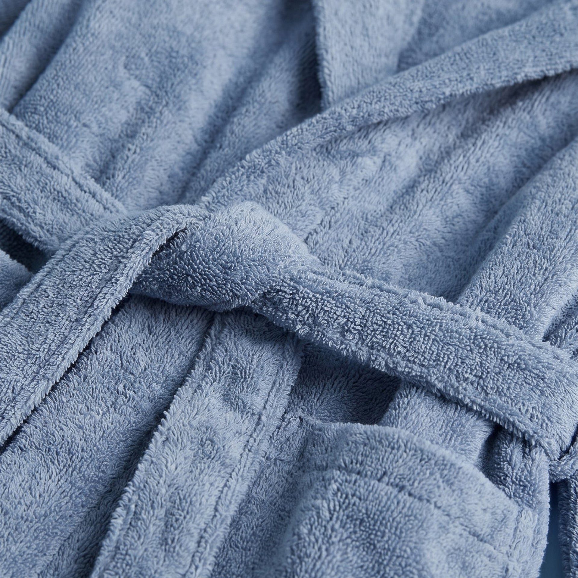 Ocean Blue Hooded Kids Towelling Robe