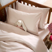 Dusky Pink Toddler Cot Bed Set
