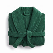 Fern Green Long Towelling Robe