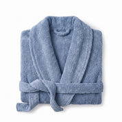 Ocean Blue Long Towelling Robe