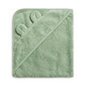 Sage Green Hooded Baby Towel with Ears