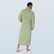 Sage Green Long Towelling Robe