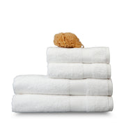 White Mini Set Of Four Towels