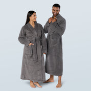 Slate Long Towelling Robe