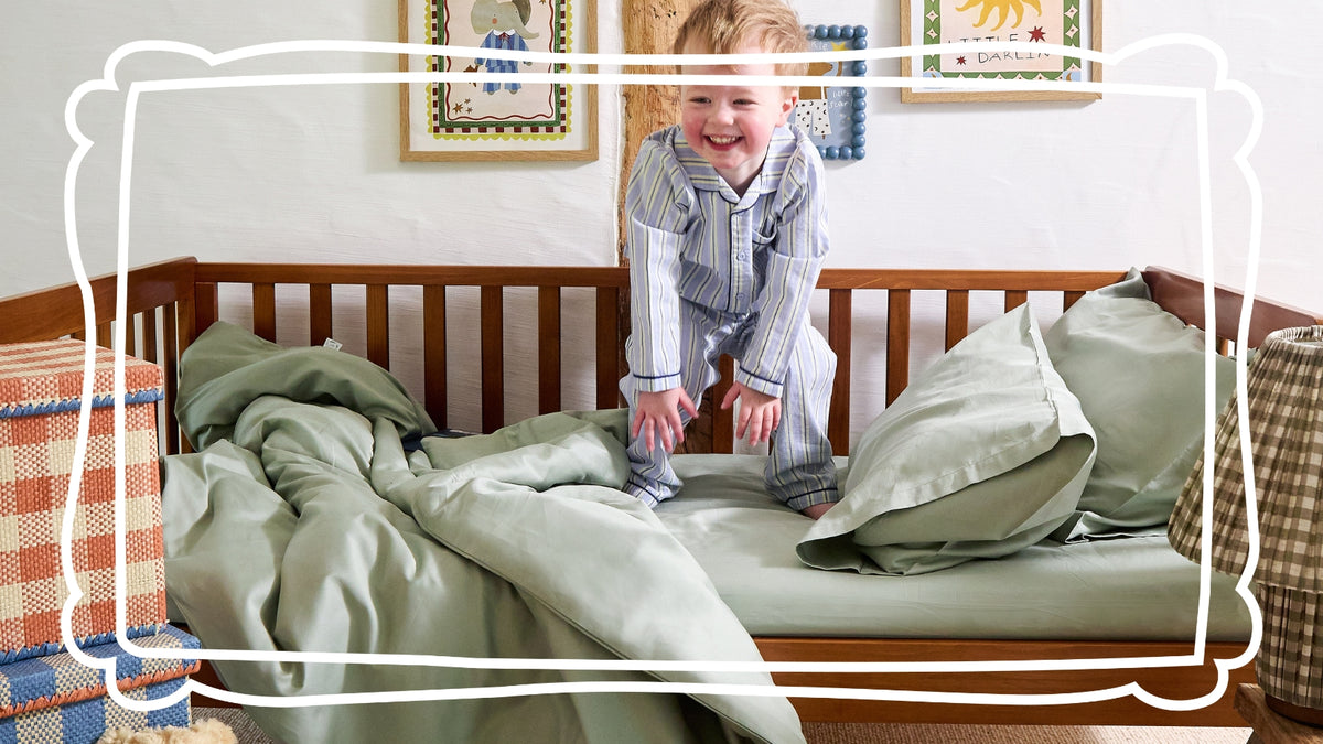 Toddler Plain Cot Bed Duvet Cover