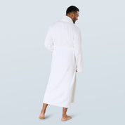 White Long Towelling Robe