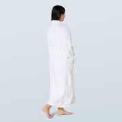 White Long Towelling Robe