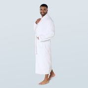 White Long Towelling Robe