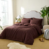 Cacao Linen Duvet Cover