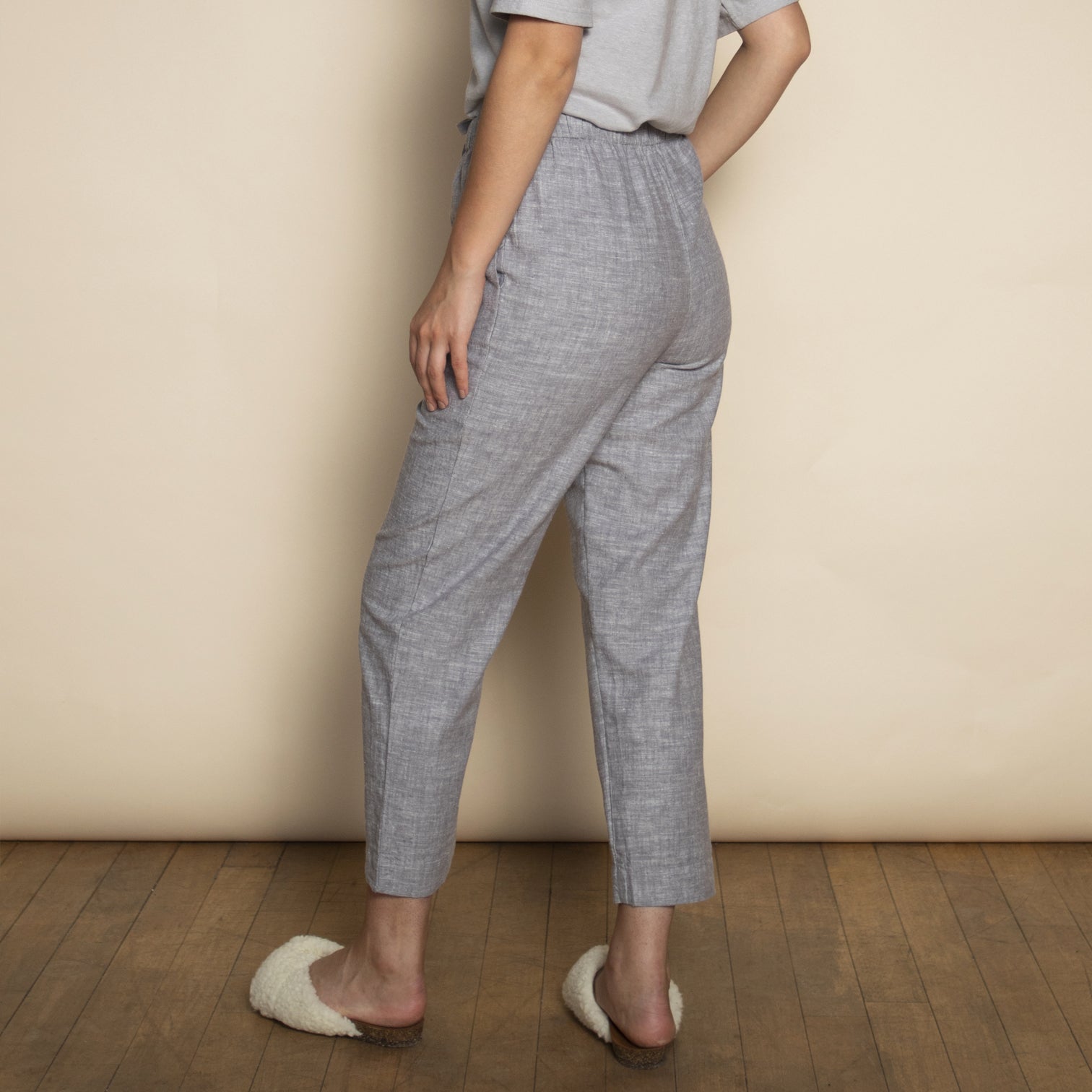 Charcoal Women's Capri Trousers