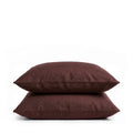 Cacao Linen Pillowcase Pair