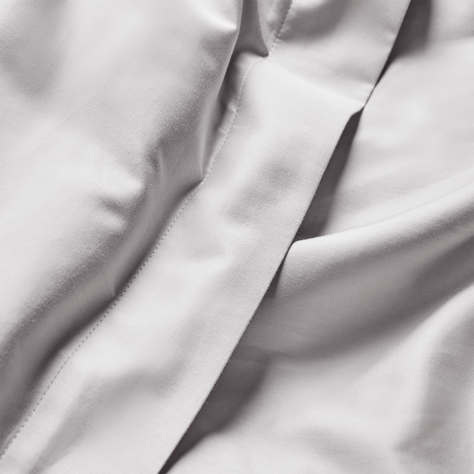 Dove Grey Edged Duvet Cover