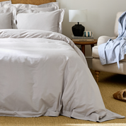 Dove Grey Edged Duvet Cover
