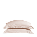 Dusky Pink Edged Pillowcase Pair