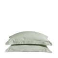 Sage Green Edged Pillowcase Pair