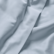 Sky Blue Edged Bedding Set