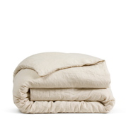 Almond Linen Duvet Cover
