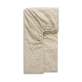 Almond Linen Fitted Sheet