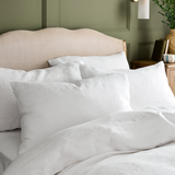 White Linen Fitted Sheet