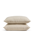 Almond Linen Pillowcase Pair