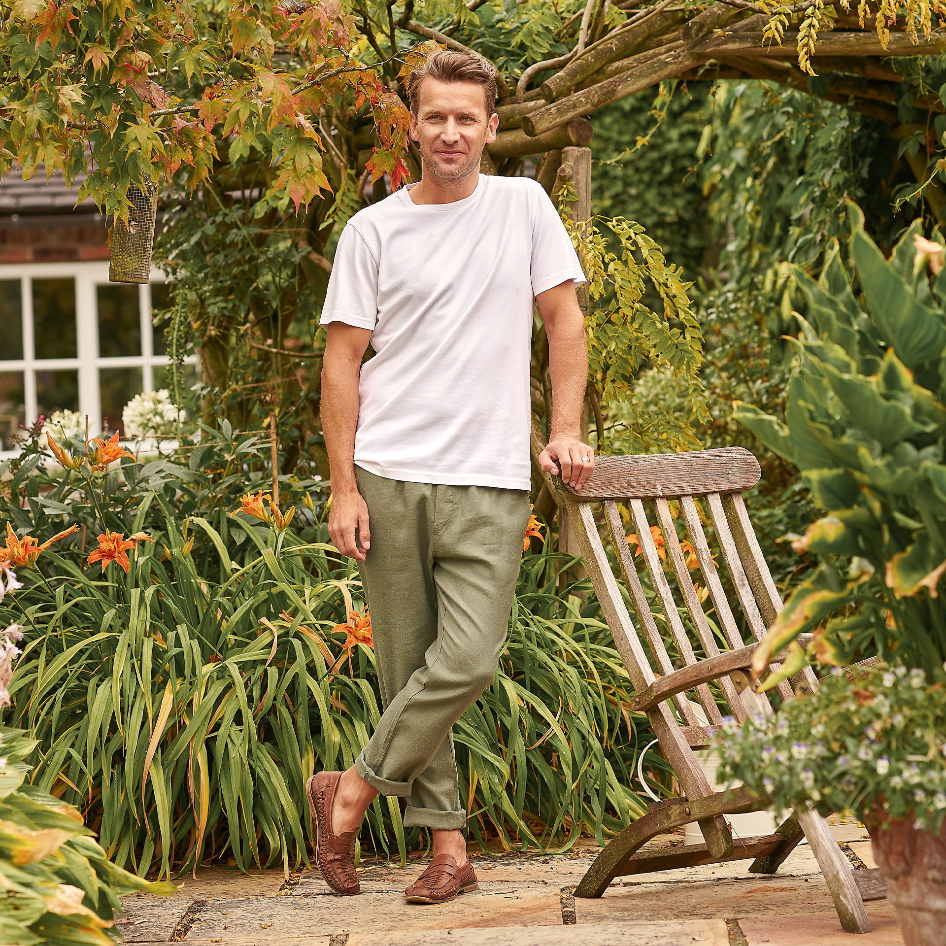 Olive Men's Lounge Chinos