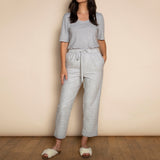 Lunar Grey Women's Capri Trousers