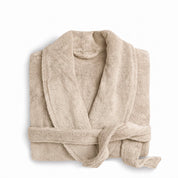 Flax Long Towelling Robe