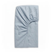 Sky Blue Linen Fitted Sheet