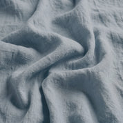 Sky Blue Linen Bedding Set