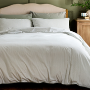 Sage Green Striped Bedding Set