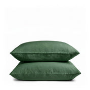 Thyme Green Linen Pillowcase Pair